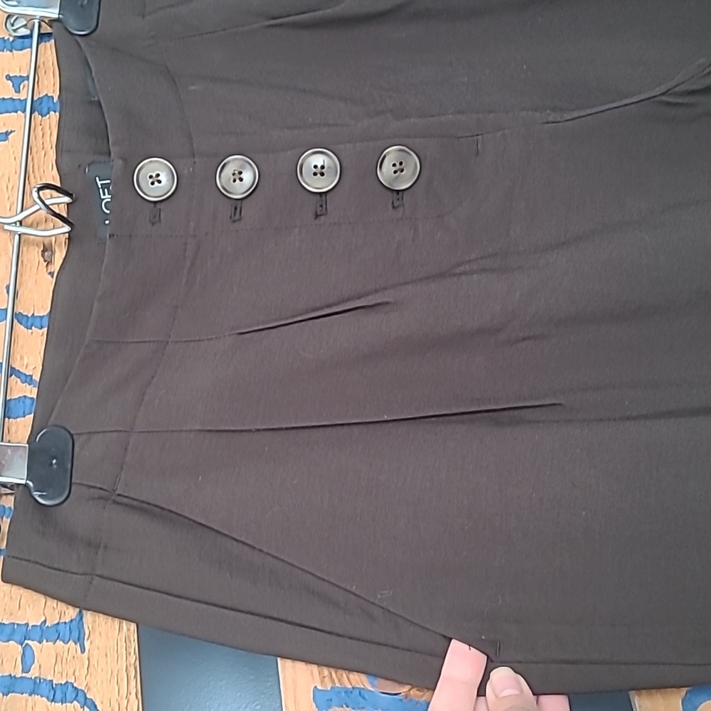 LOFT cropped wide leg pants - Picture 4 of 8
